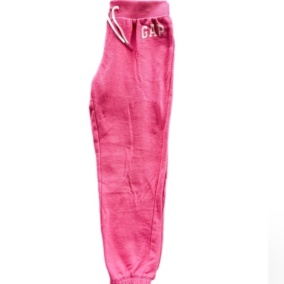 Gap  Girls Pink Logo Joggers Sweatpants Size 8 - Picture 6 of 8